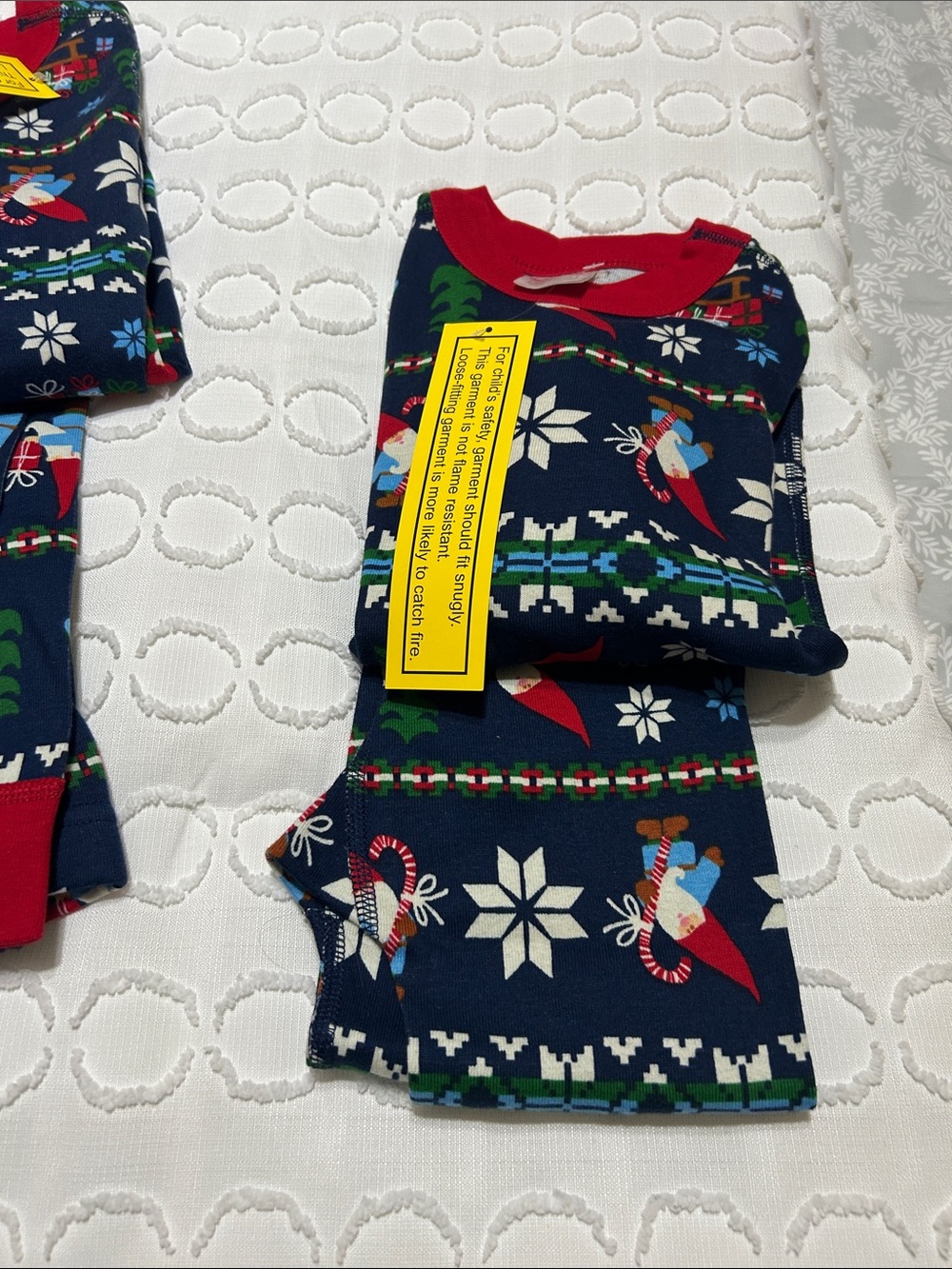 HANNA ANDERSSON KIDS UNISEX XMAS GNOME HOLIDAY PIJAMA SETS 3,4 ,or 6 NEW